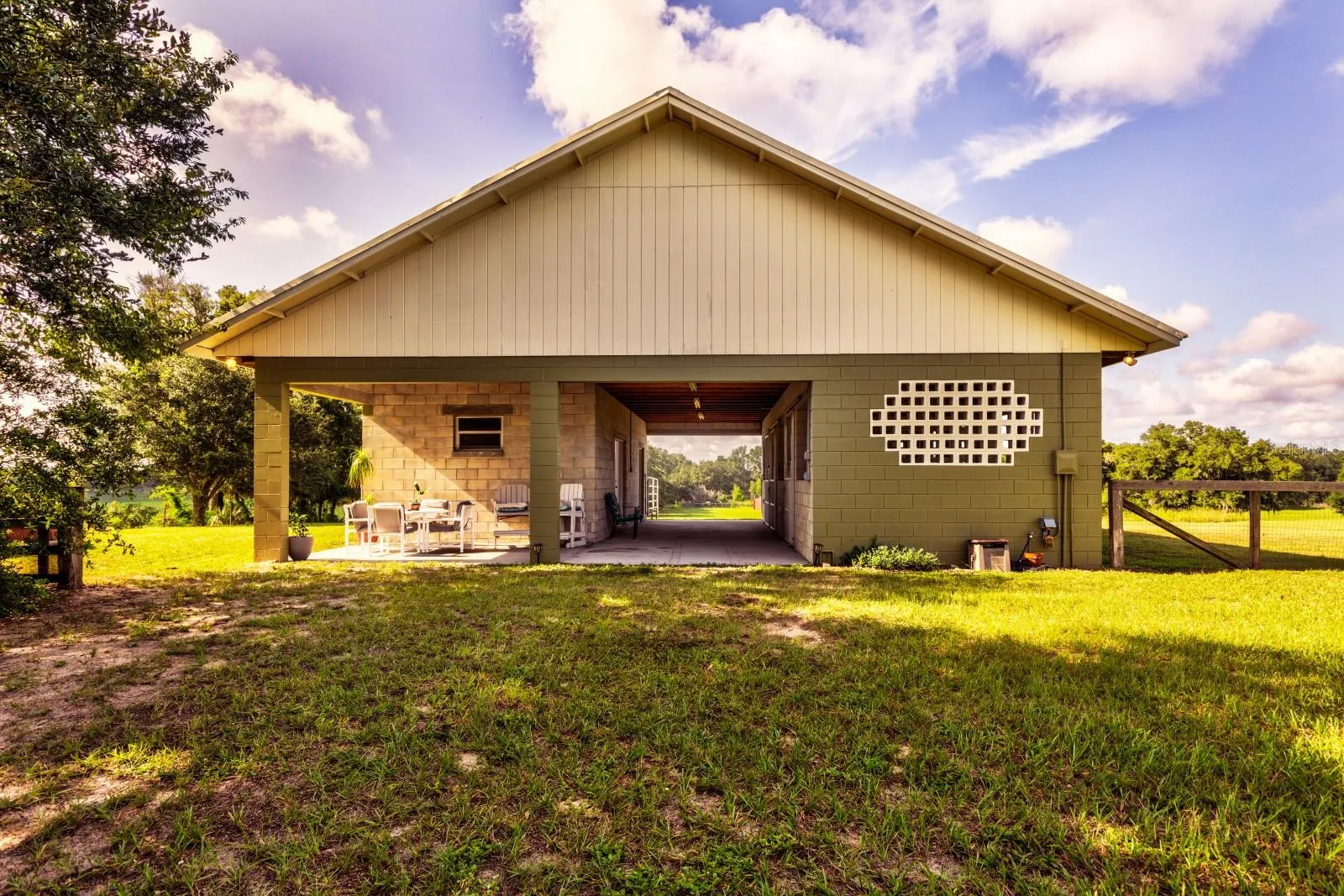 Concrete Block Barn
