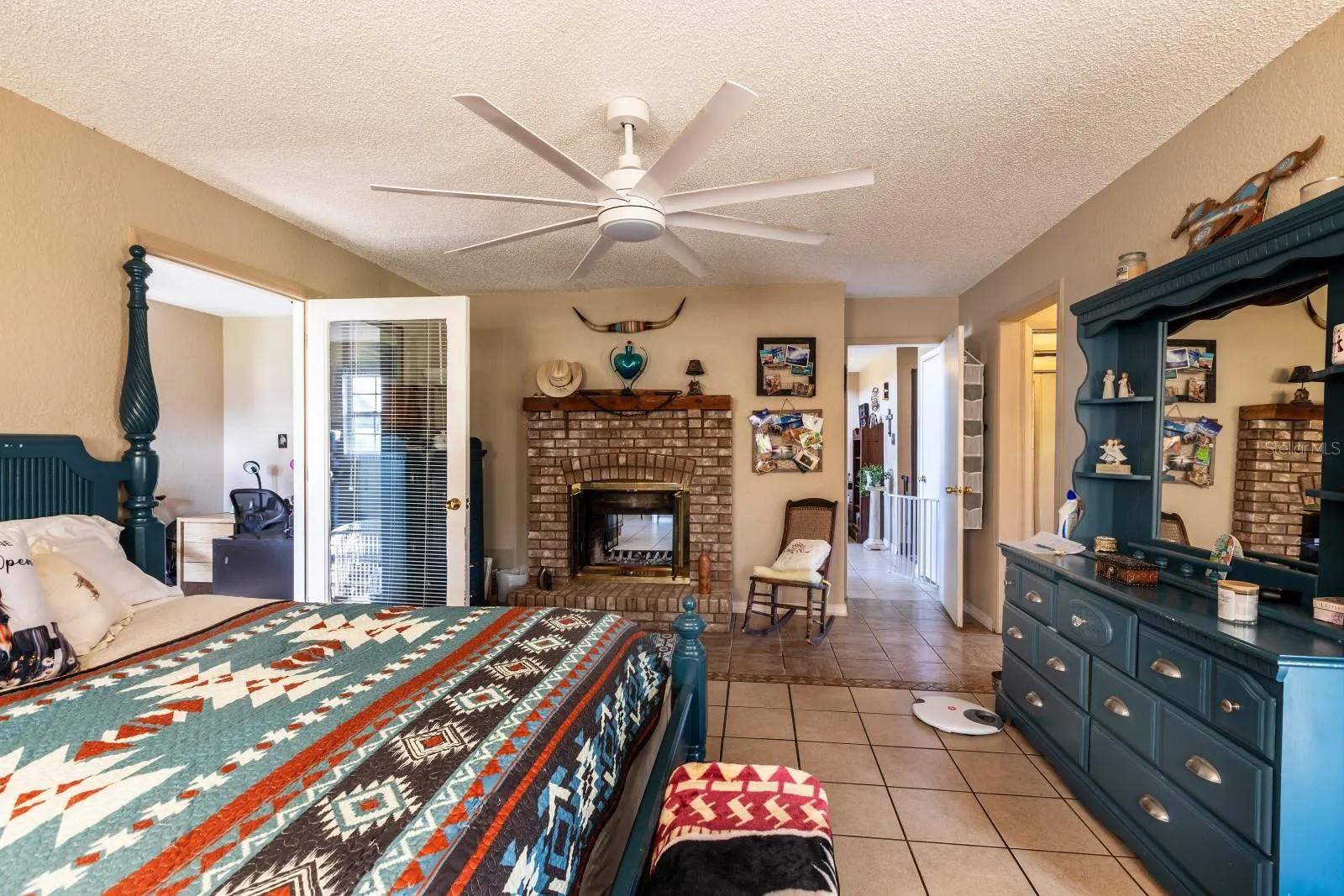 Huge Master Suite with Fireplace, ensuite Bath and a Separate Office/ Library/ Nursery