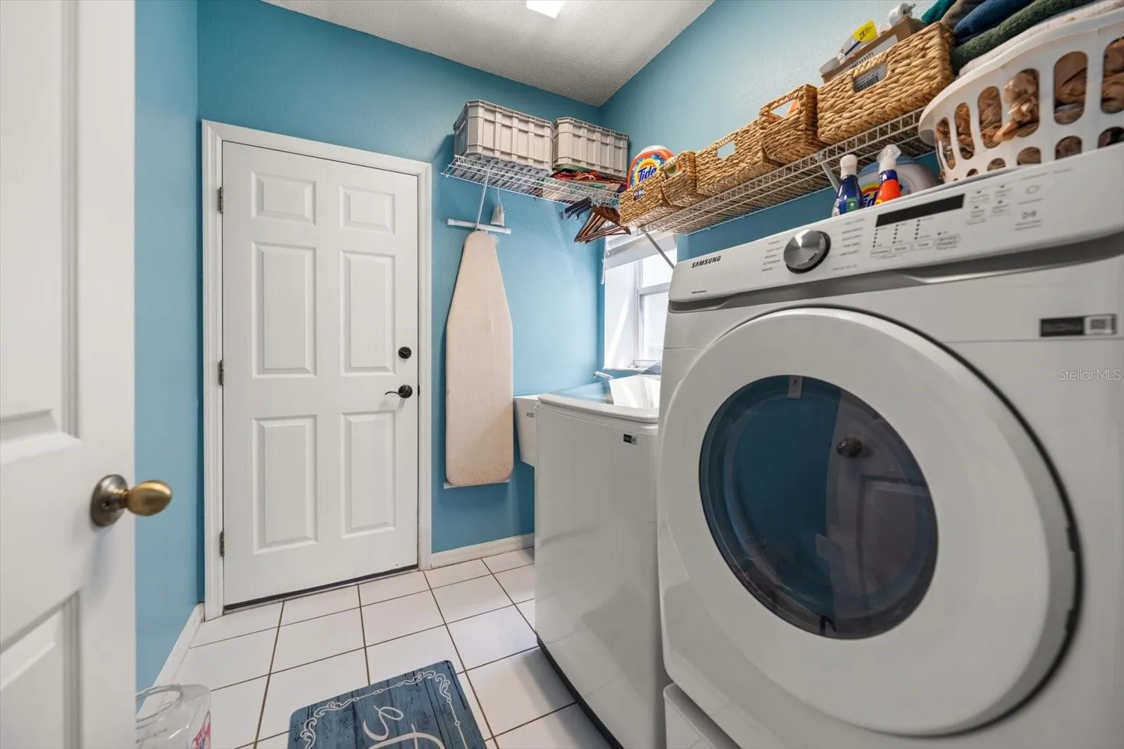 Inside utility room