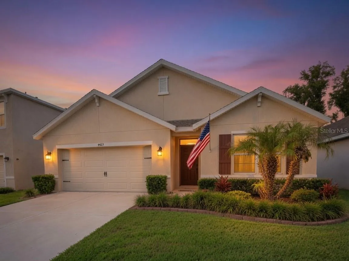 All-block construction with a brand-new 2025 roof — curb appeal and peace of mind.