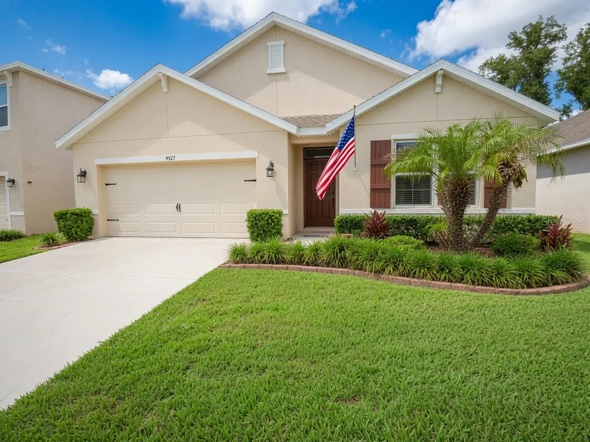 All-block construction with a brand-new 2025 roof — curb appeal and peace of mind.
