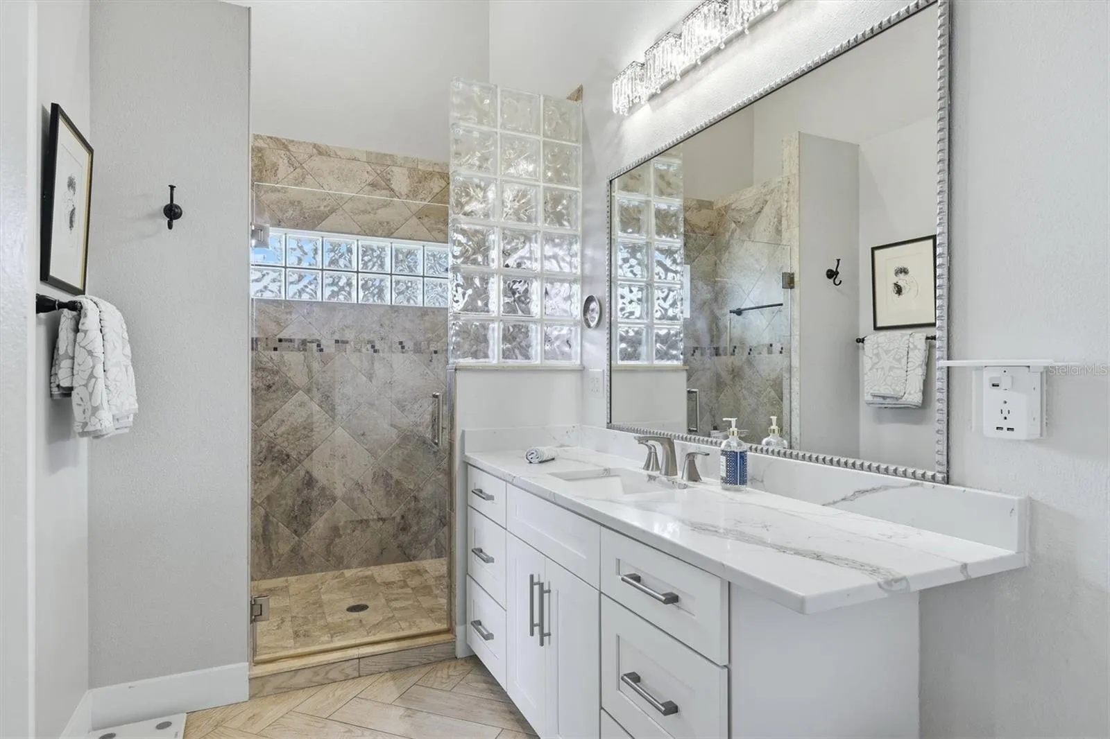 Primary bathroom.