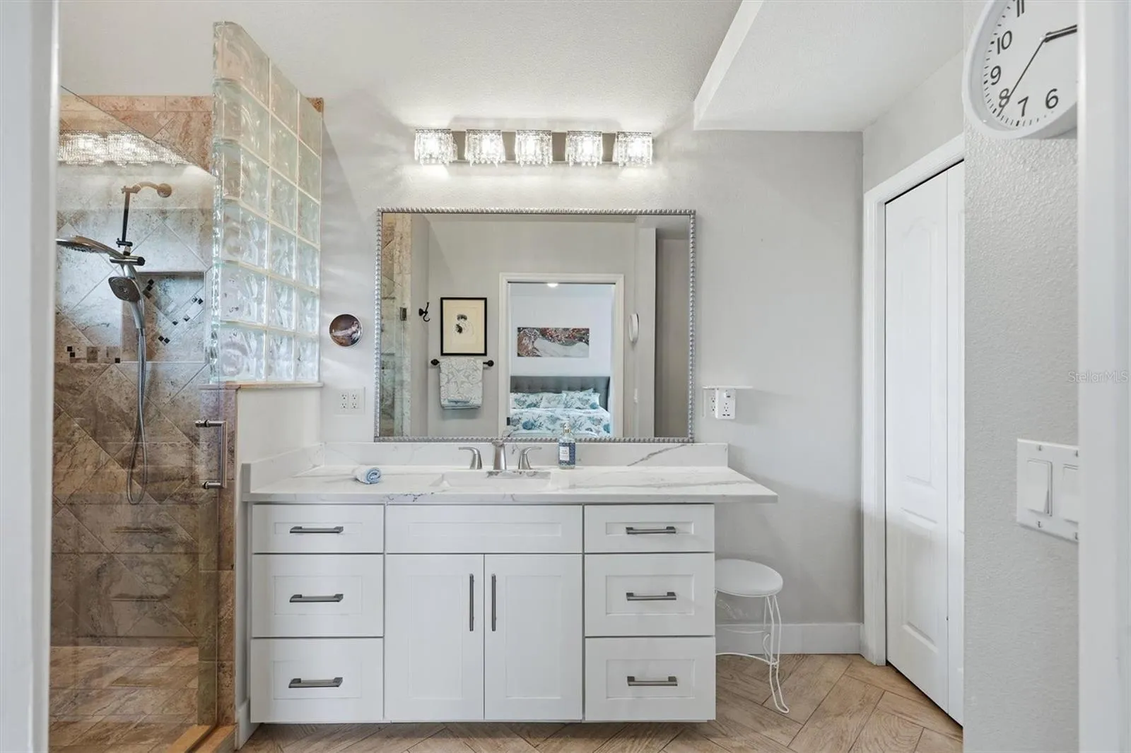 Primary bathroom.