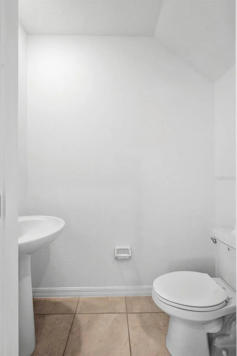 first floor powder room