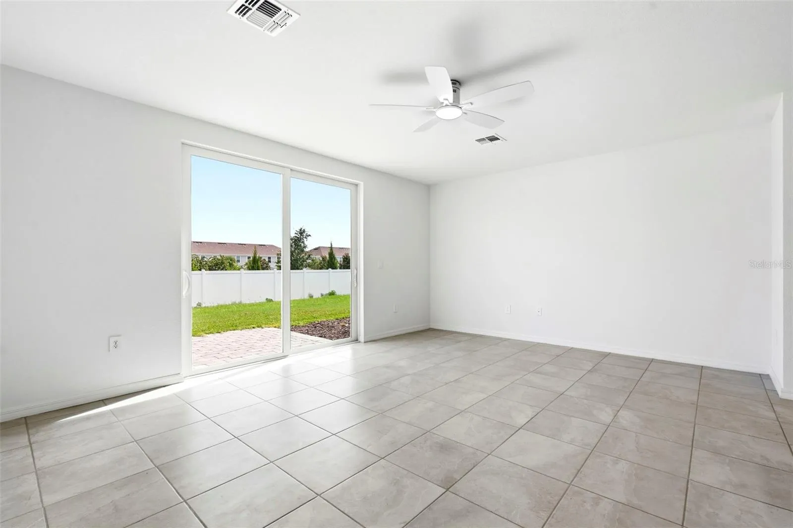 spacious living room
