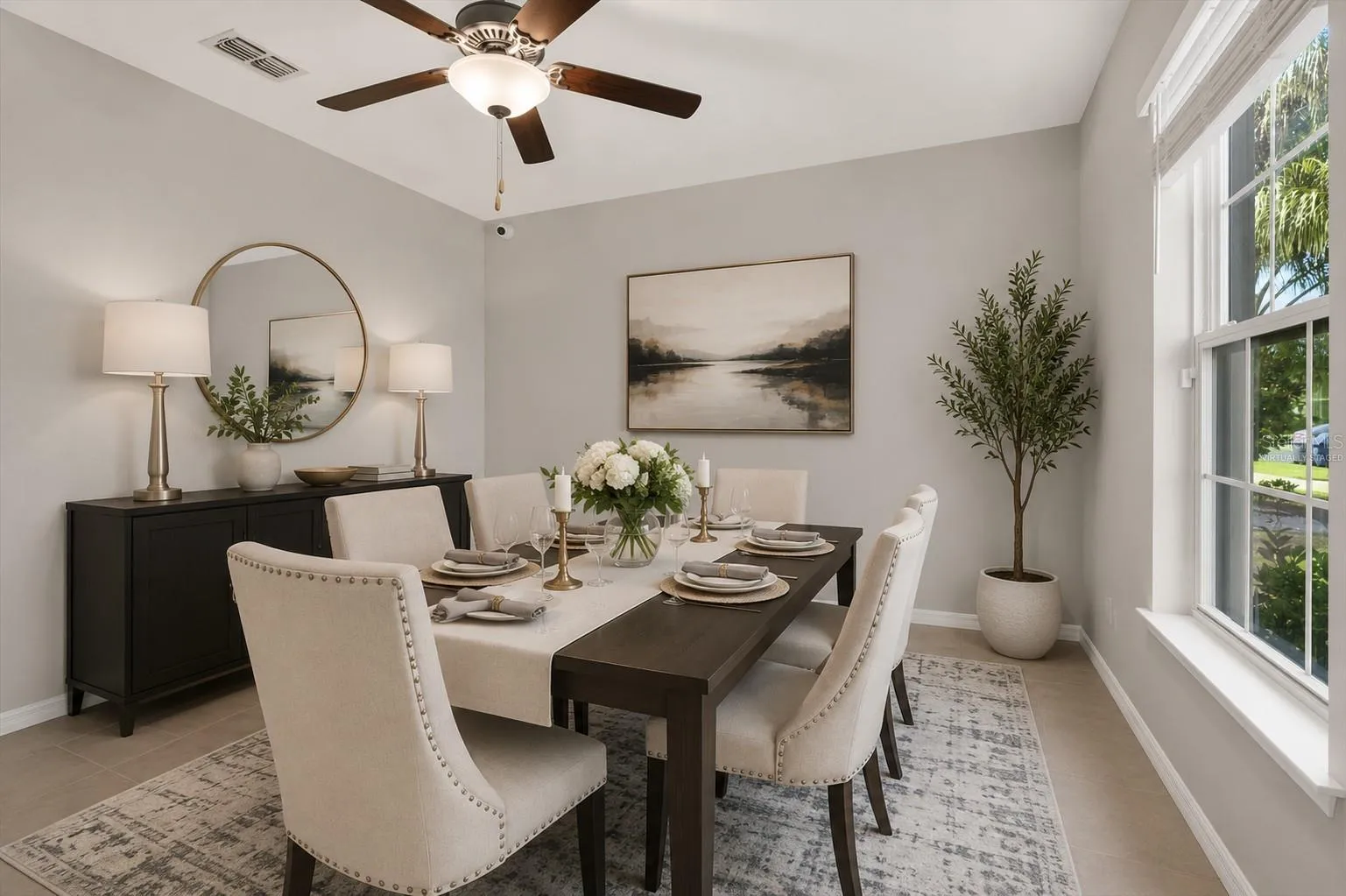 Dining Room - Virtually Staged