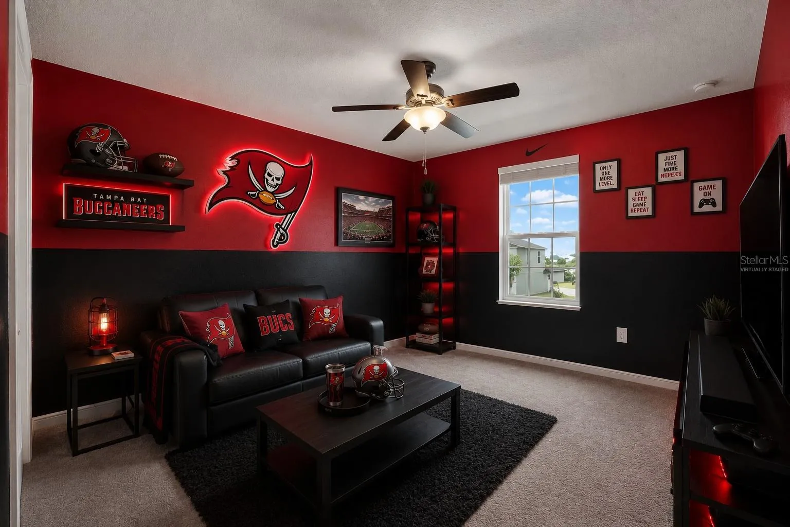 Man Cave - Virtually Staged