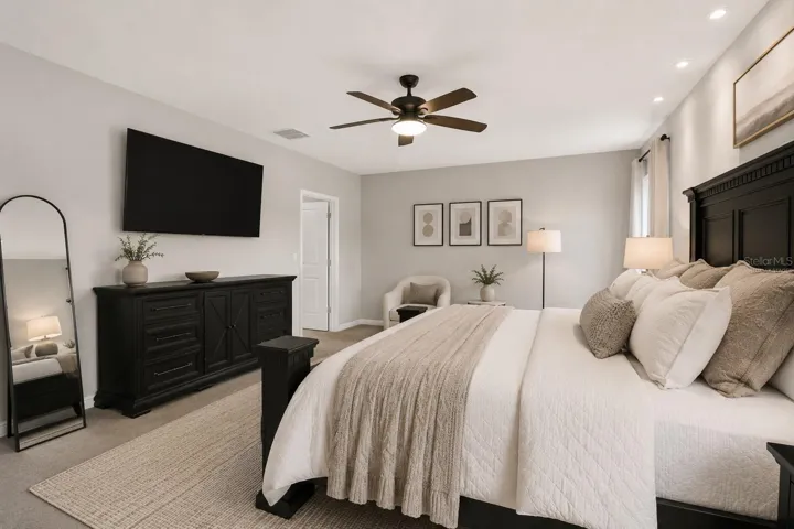 Primary Bedroom - Virtually Staged