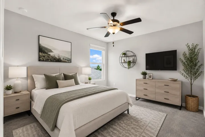 Virtually Staged 5th Bedroom