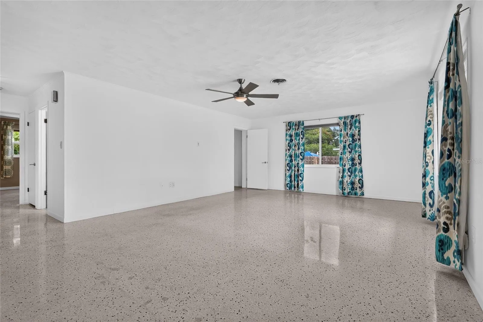 Terrazzo floors in main living areas