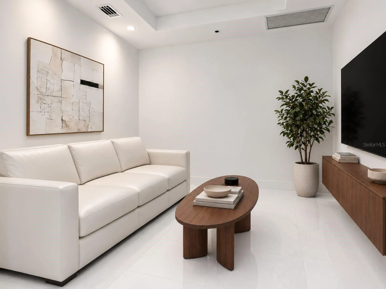 Bonus room as a media room