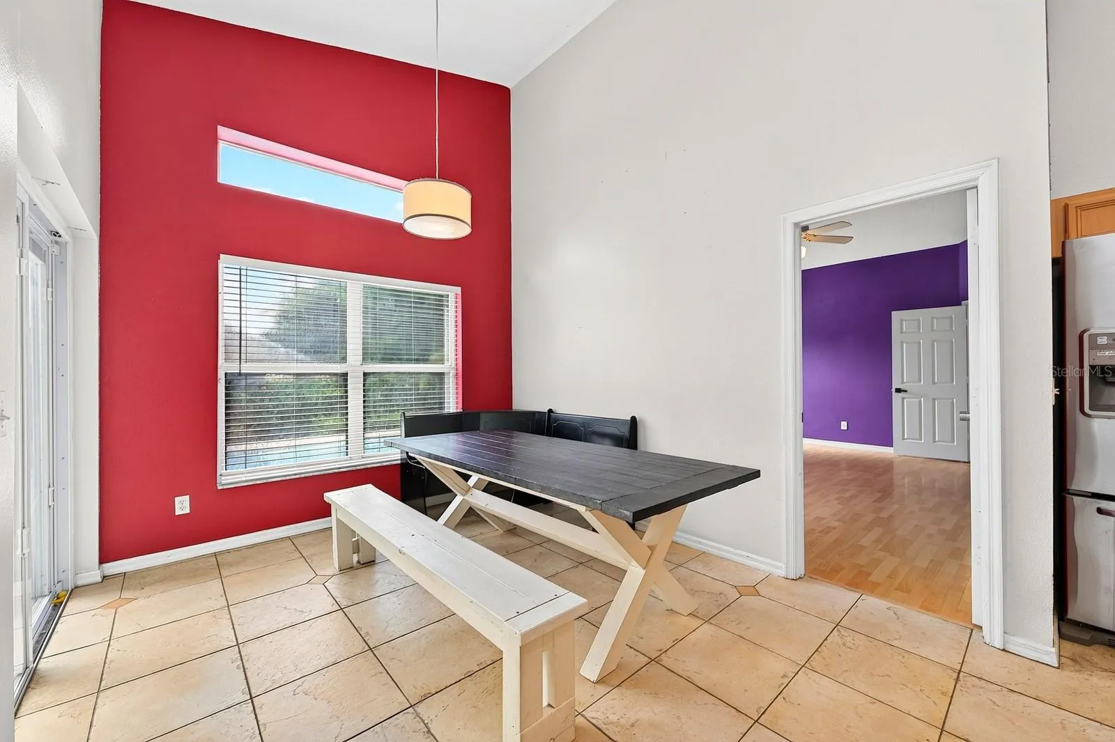 Casual dining space off the kitchen.