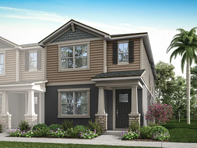 Meridian Parks - Catalina II - Craftsman Elevation - Architect's Rendering