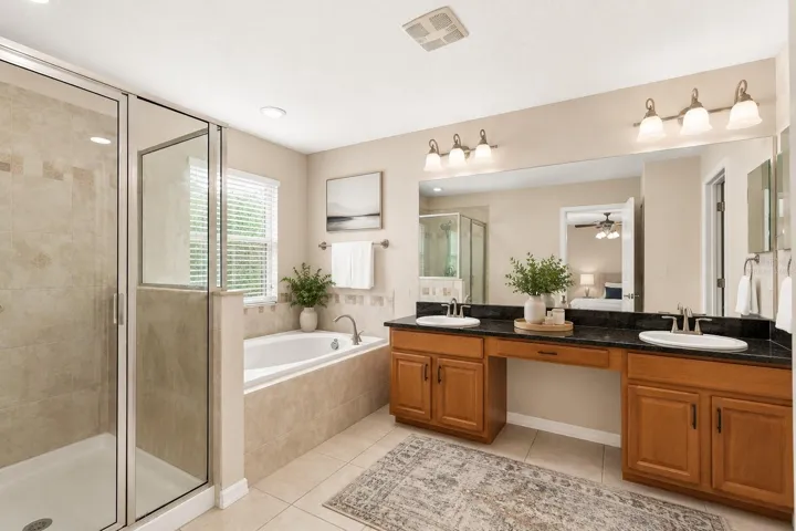 Owner's Bathroom - Virtually Staged