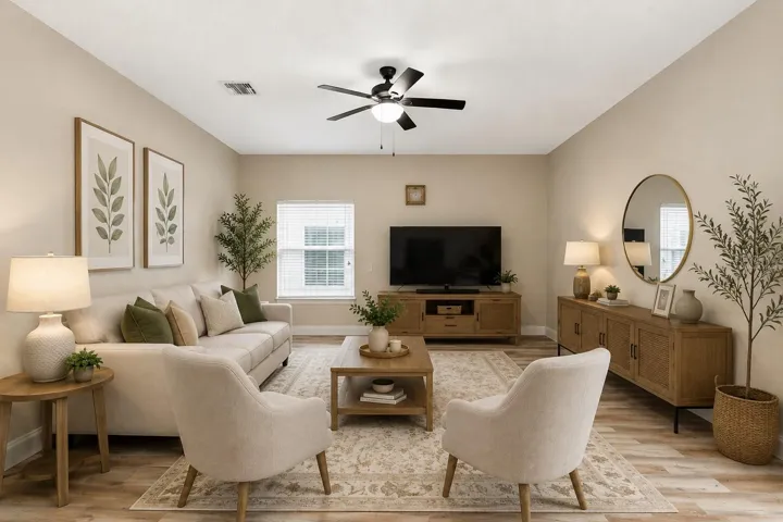 Family Room - Virtually Staged