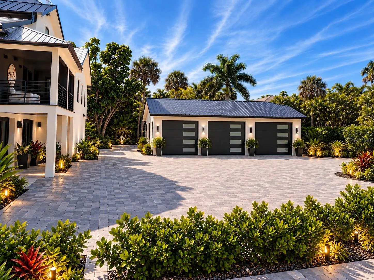 Potential add on detached garage in parking lot