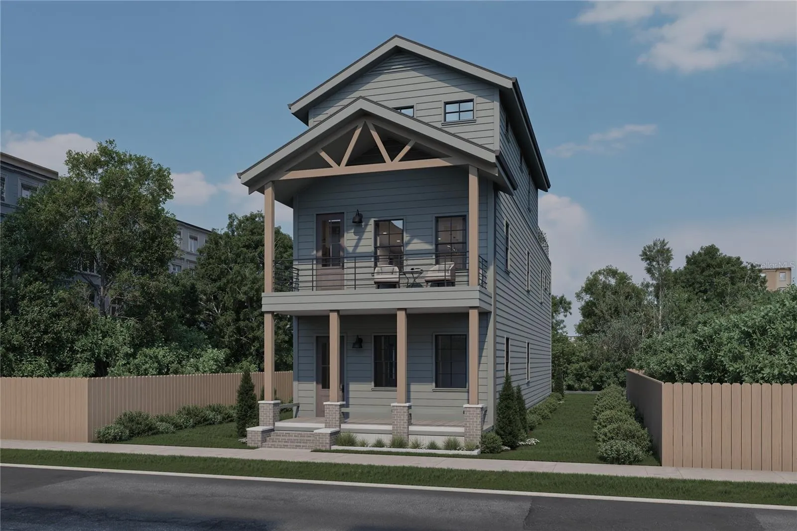 Fromt of Home “Artist Rendering — Proposed Construction.”