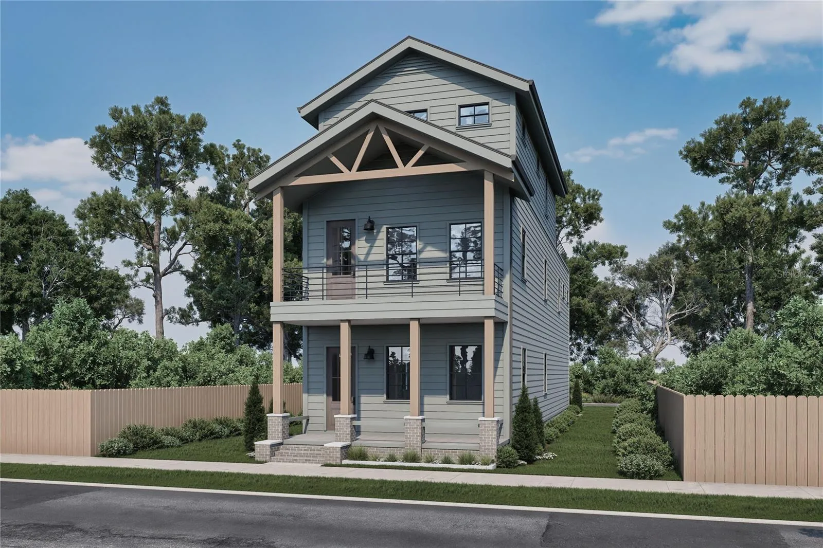Front View “Artist Rendering — Proposed Construction.”
