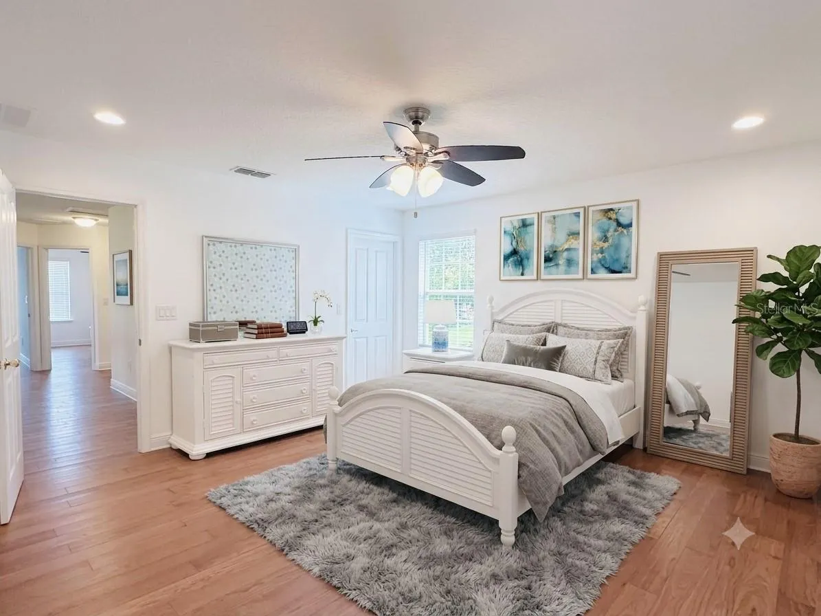 Virtual master bedroom
