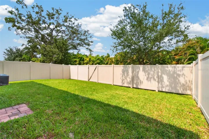 Fenced Backyard