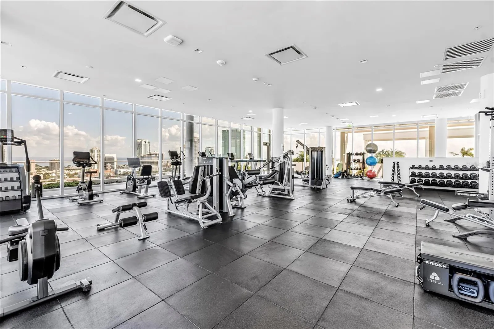 2000 sf of fitness space and equipment