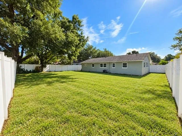 Fenced Backyard