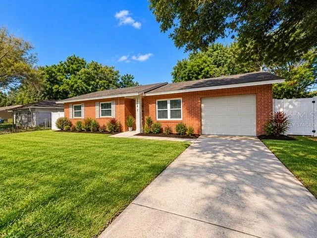 Front Driveway Angle Virtually Staged