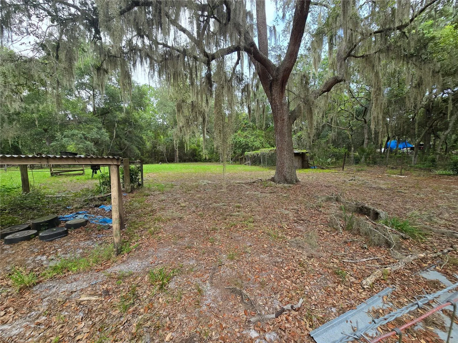 Owner used to have chickens and pigs back in the rear of the property
