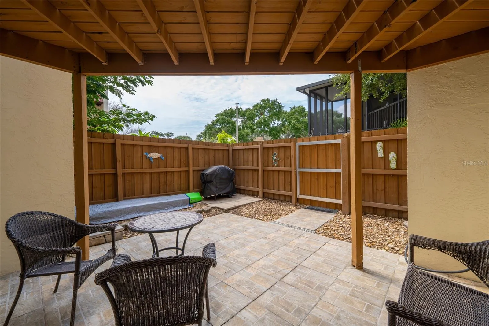 Private Covered Patio