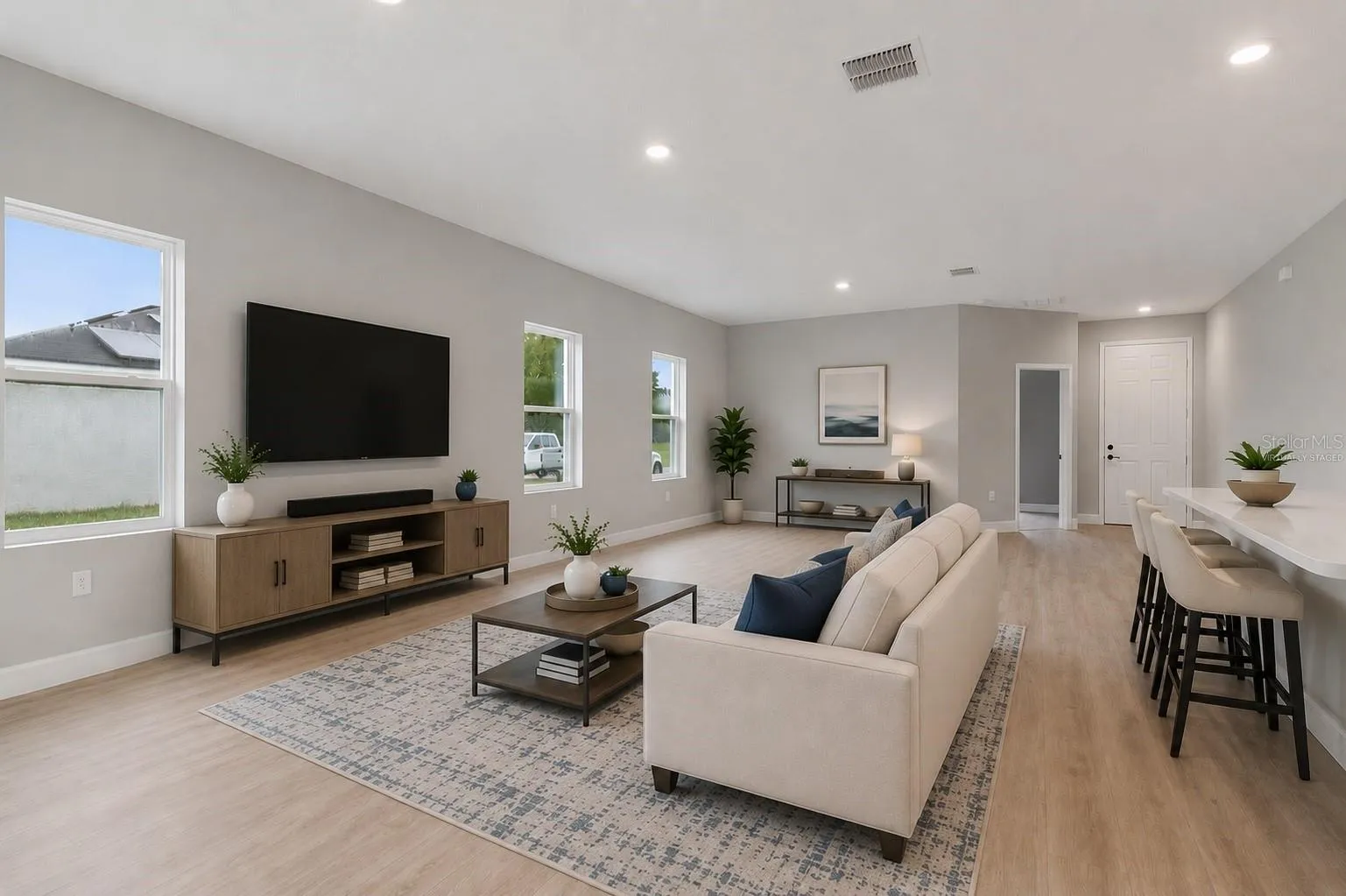 Virtually Staged - Living Room