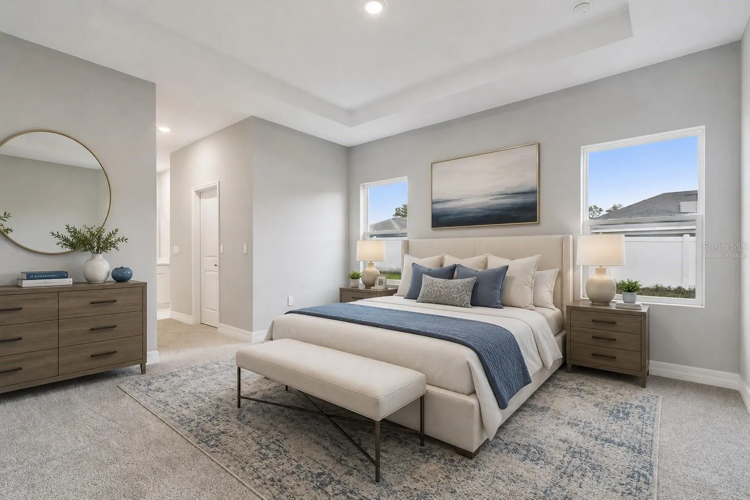 Virtually Staged - Primary Bedroom