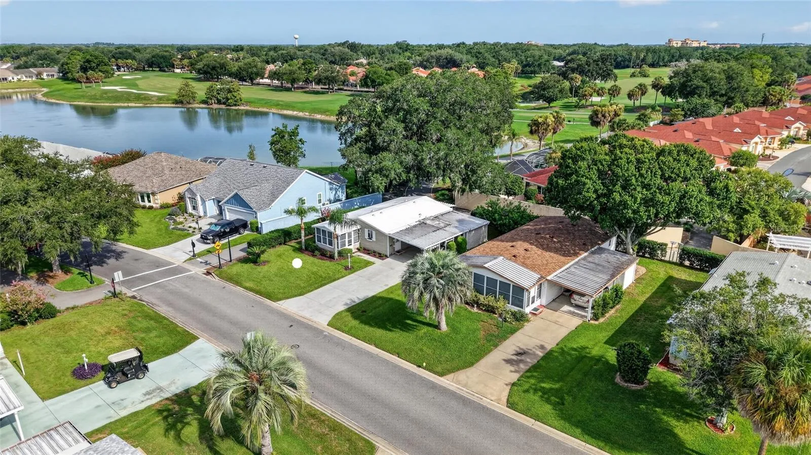 Water and Golf Course Views