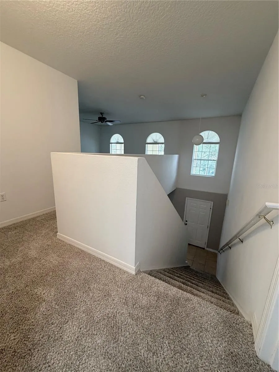 Hallway to loft