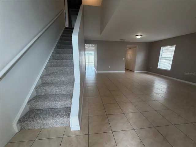 Entry area and stairs