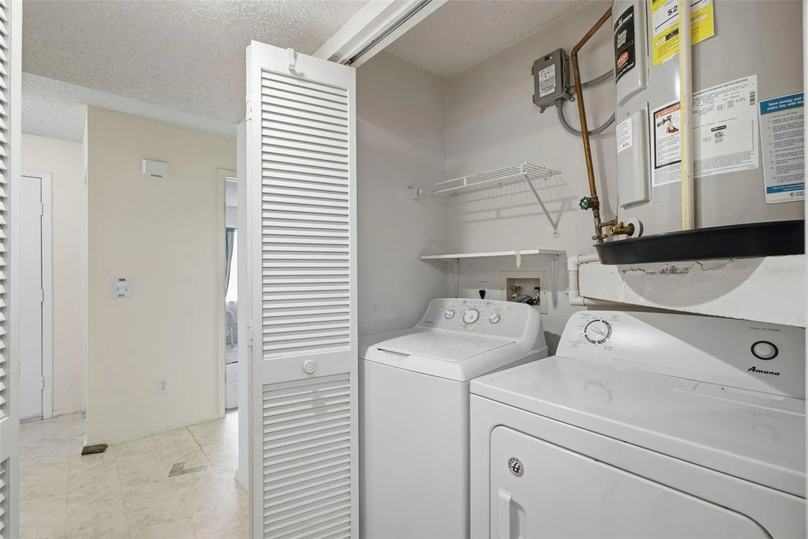 Laundry area washer and dryer