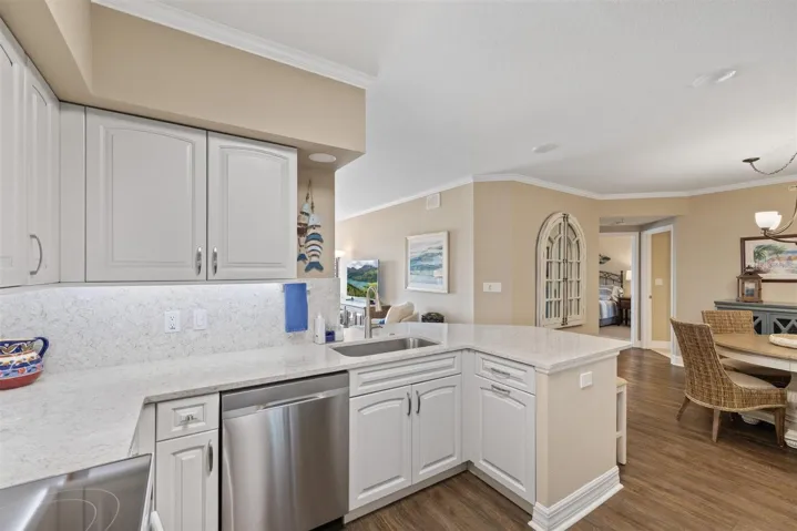 Bright an open kitchen