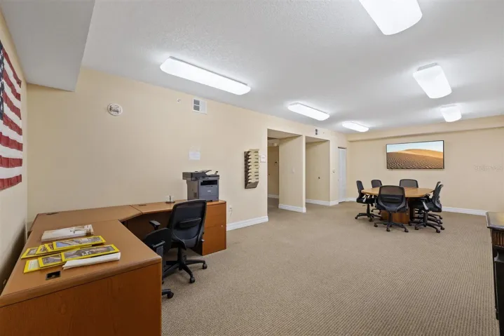 4th Floor - business center with computer copier and fax plus library