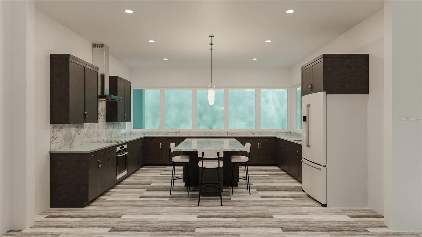 Kitchen Rendering | 190 Mockingbird Ln, Englewood, FL 34223