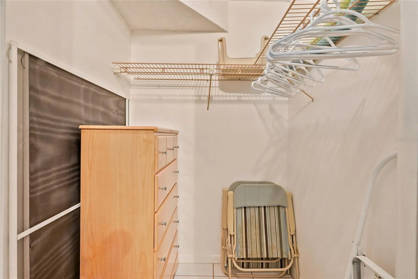 Another walk in closet in the guest bedroom!