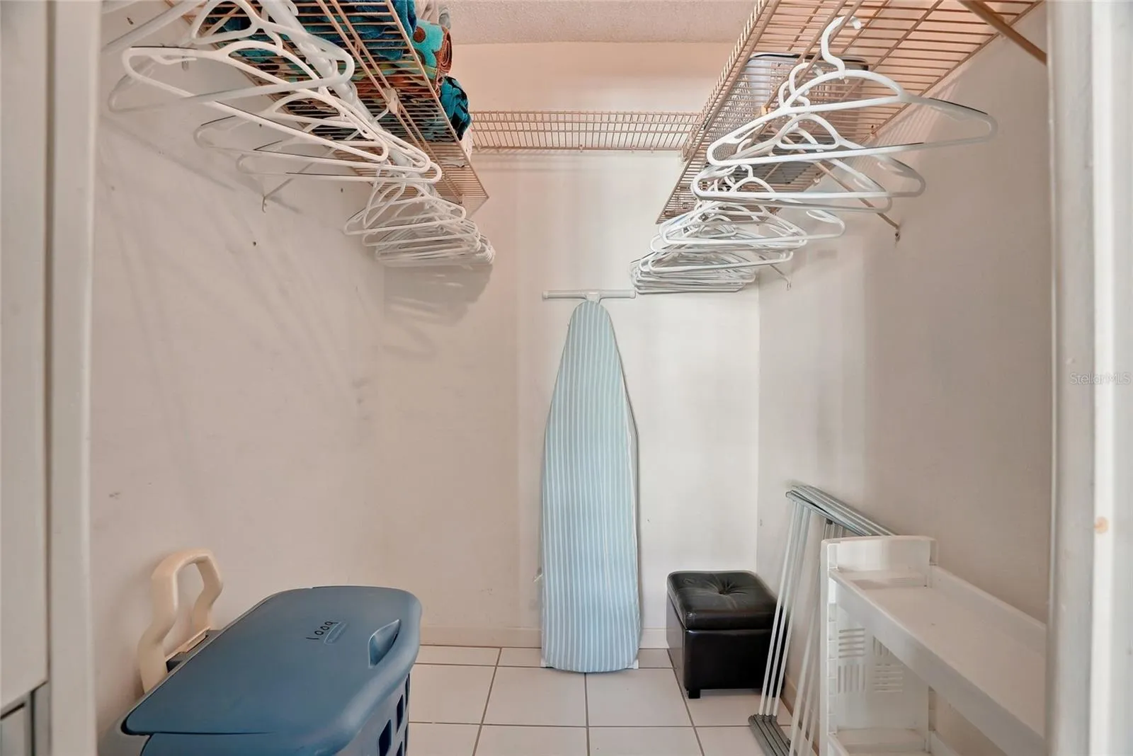Huge walk in closet.