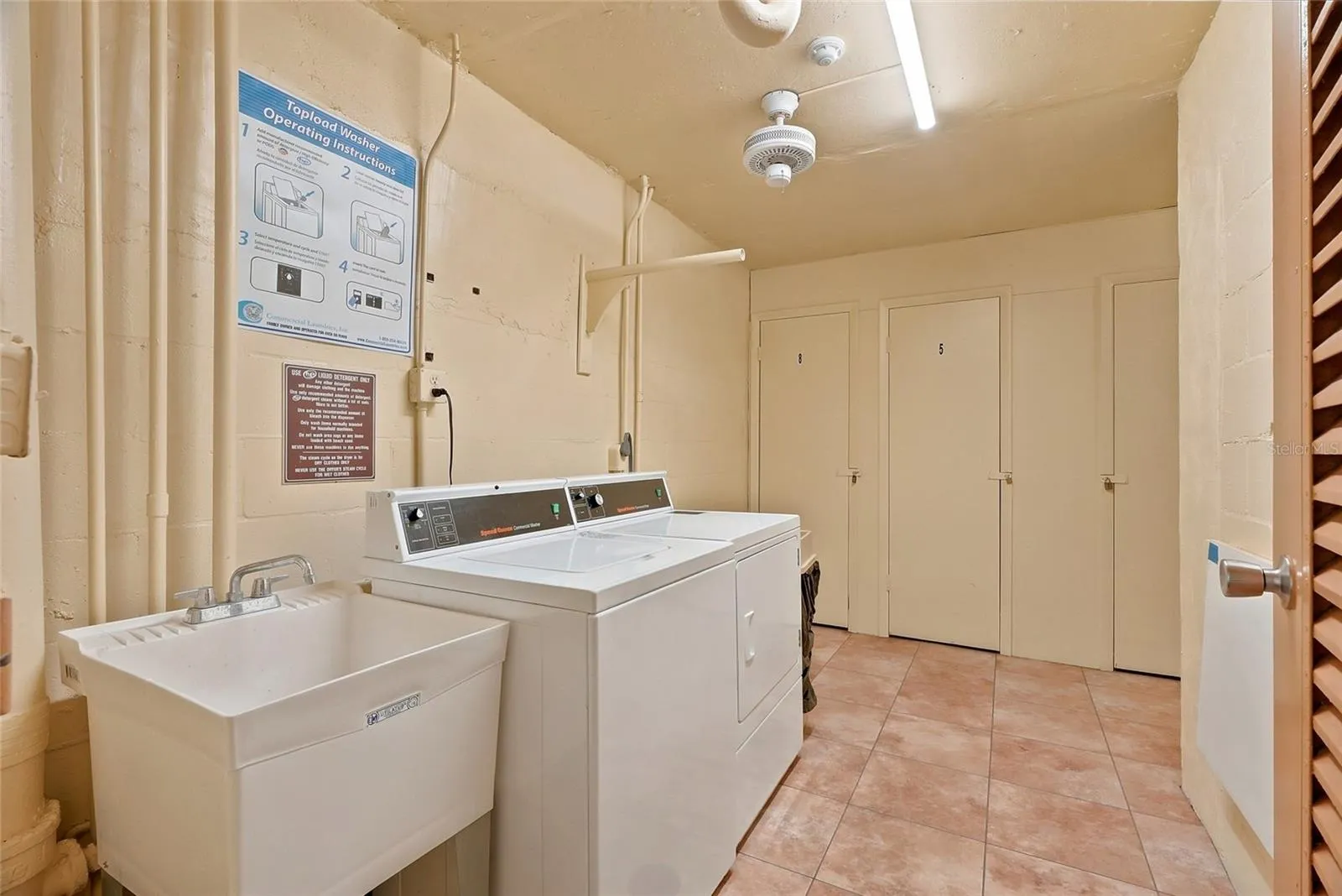 Laundry room on each floor.