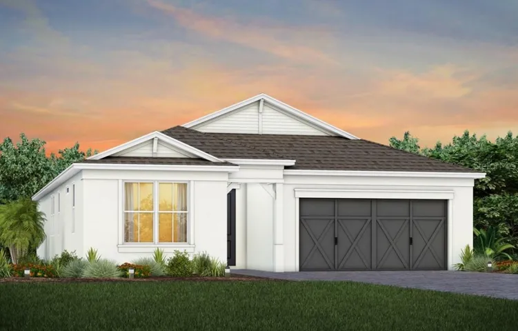 Exterior Design. Artistic rendering for this new construction home. Pictures are for illustrative purposes only. Elevations, colors and options may vary.
