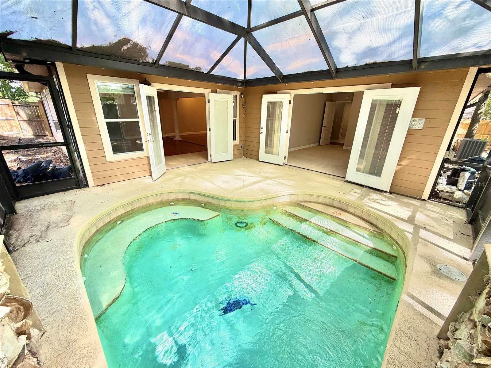 Pool Facing Home