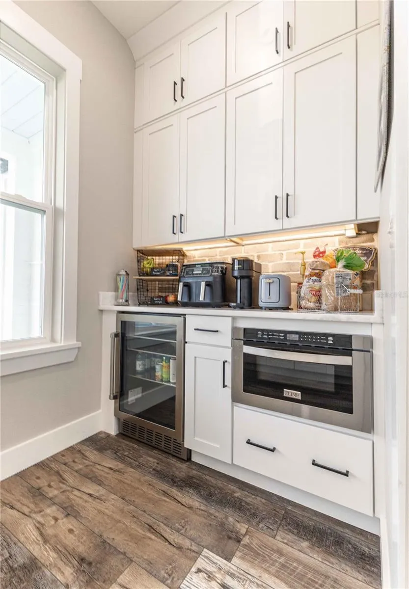 Butler's pantry off of kitchen