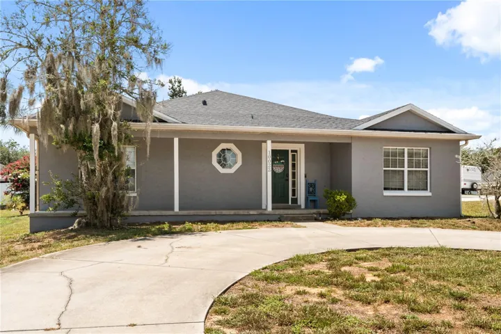 Front View with covered Porch
