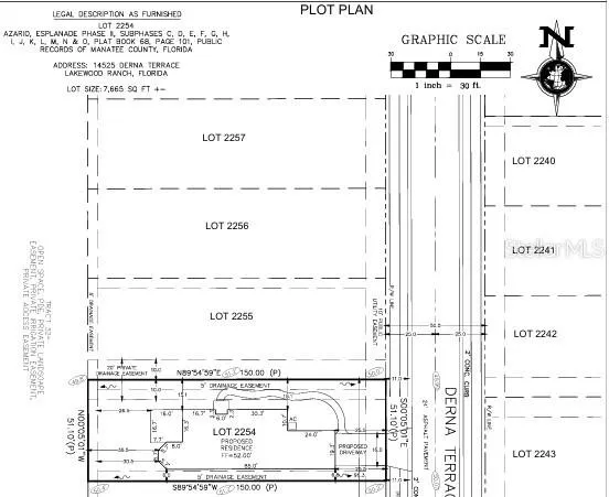 14525 Derna Terrace Plot Plan
