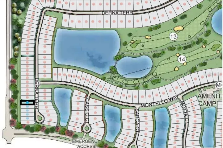14525 Derna Terrace Site Map