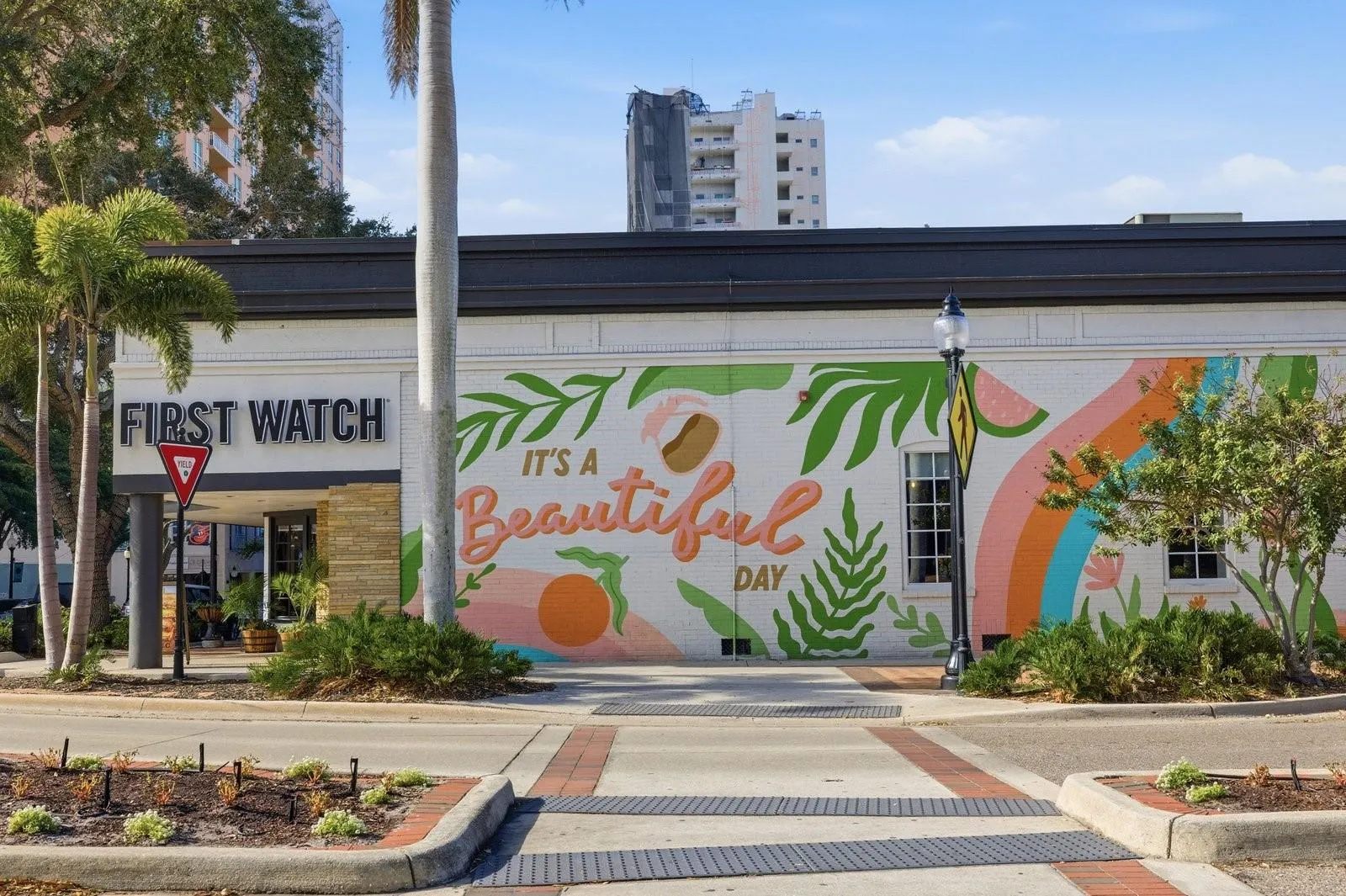 Dining downtown Sarasota.