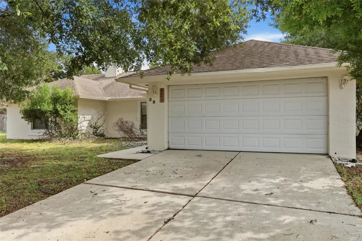 Front Exterior with Spacious 2 Car Garage