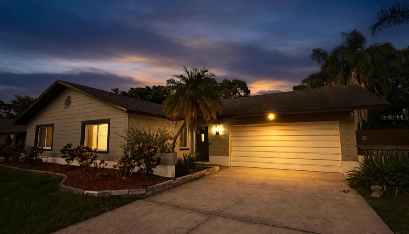 Font of Home at Dusk